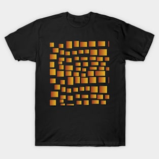 Gradient square pattern. T-Shirt